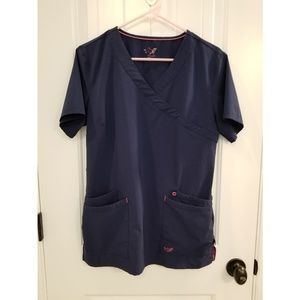 Smitten Scrub Top